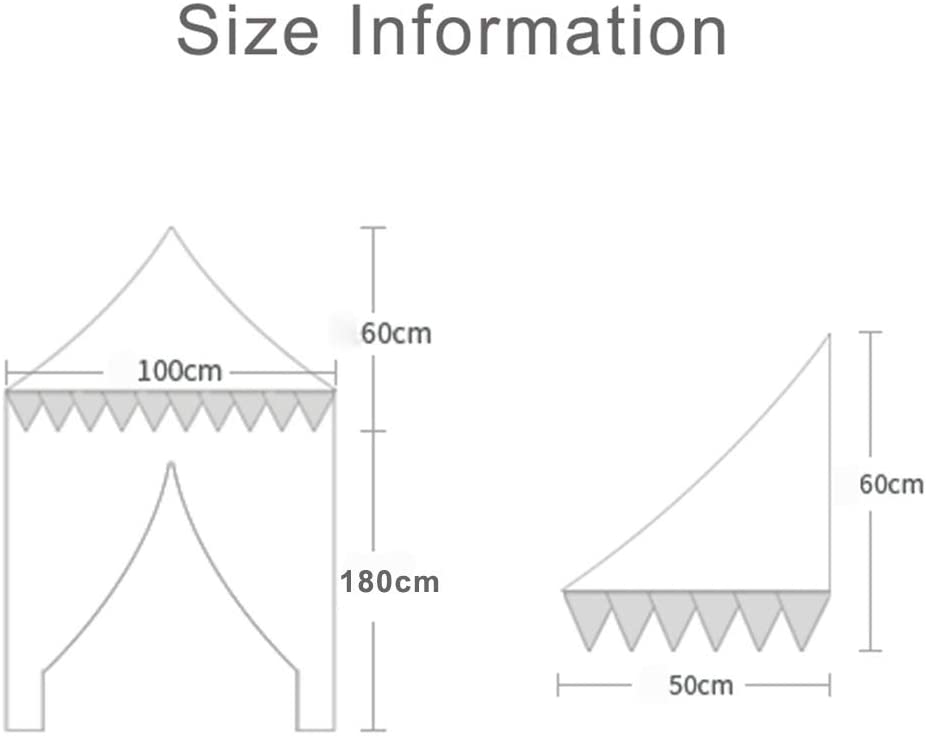 Bed Castle Canopy - With Detacahble Mosquito Net