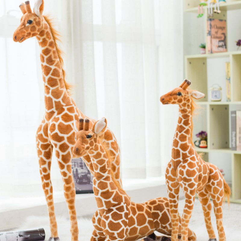 Lifelike Plush Giraffe - Perfect interactive Playtoy Decor