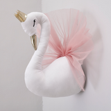 3D Golden Crown Swan - Wall Art Hanging