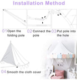 Bed Castle Canopy - With Detacahble Mosquito Net