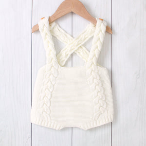 Knitted Bib Rompers
