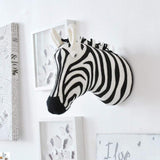 3D Animal Head Wall Mount - Cute Kid's Room Ornament