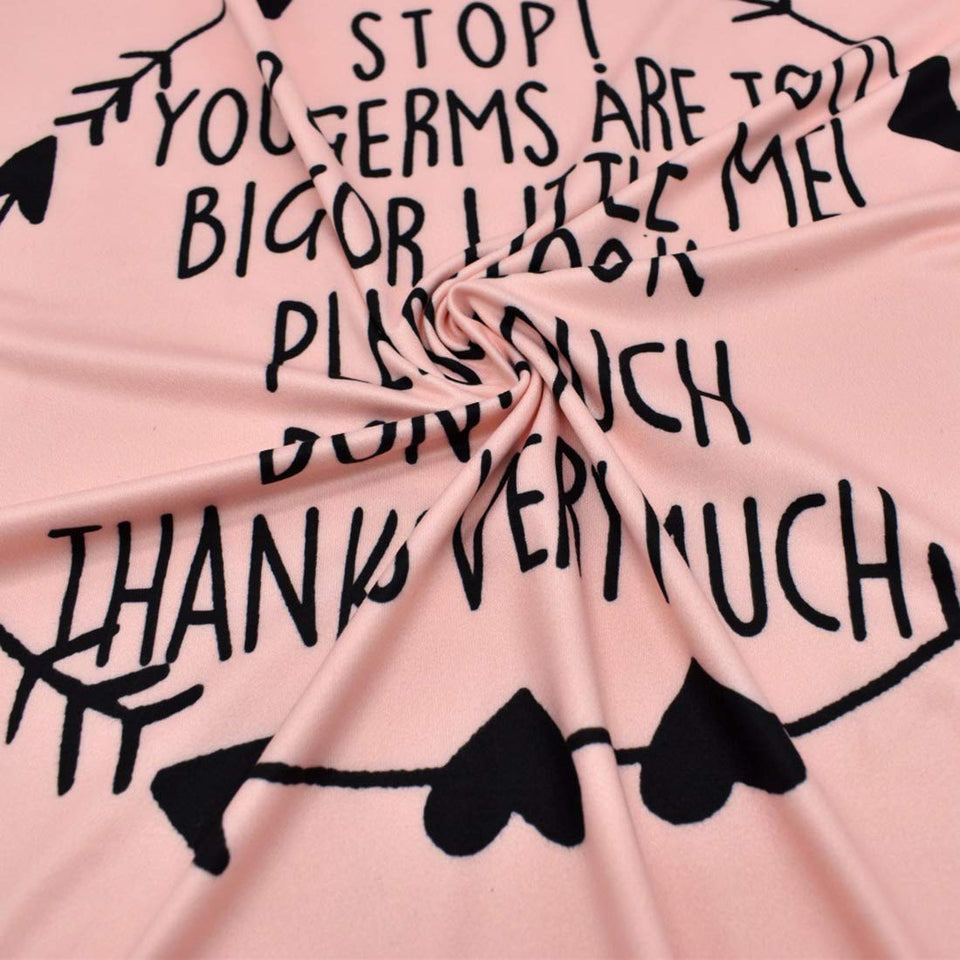 Cute No Touch Message - Nursing Cover for Breast Feeding and Car Seat Canopy