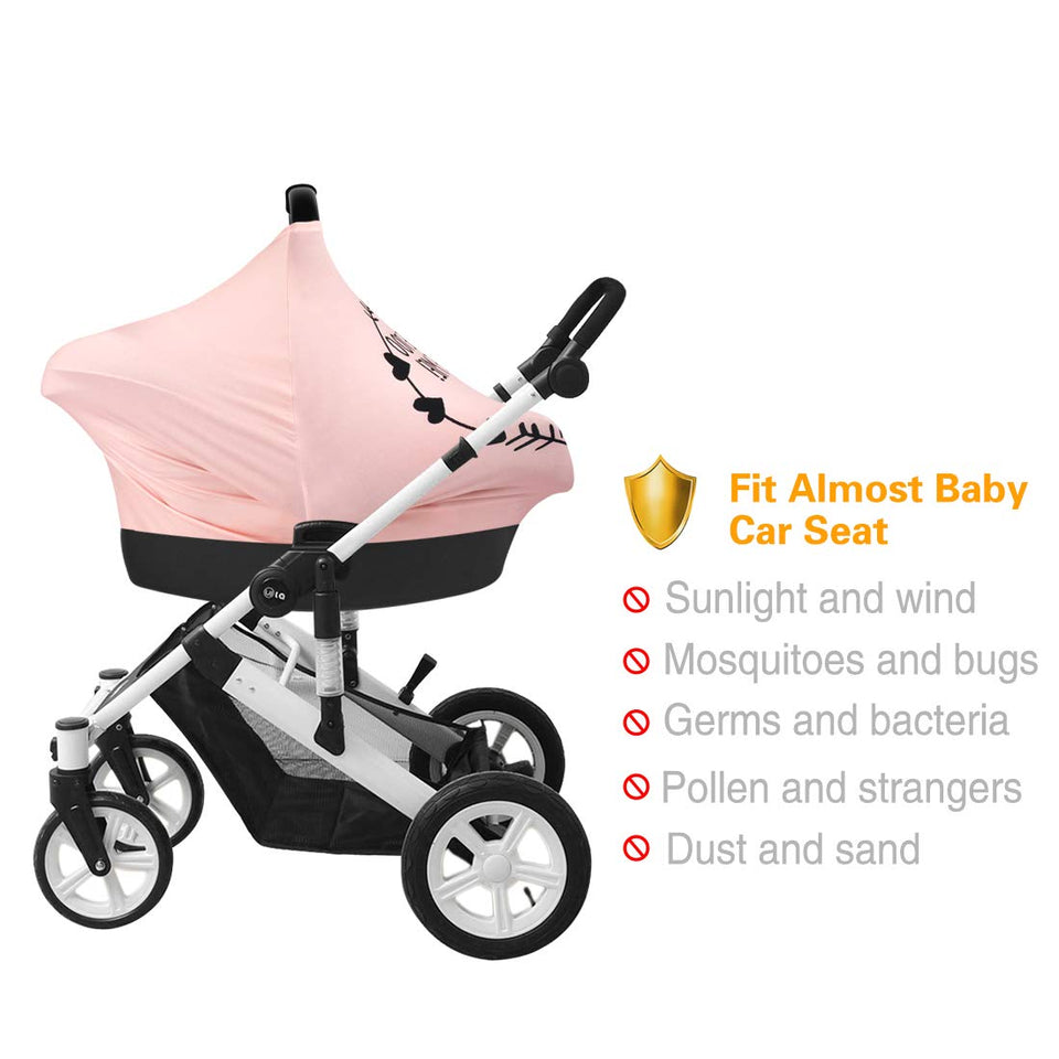 Cute No Touch Message - Nursing Cover for Breast Feeding and Car Seat Canopy