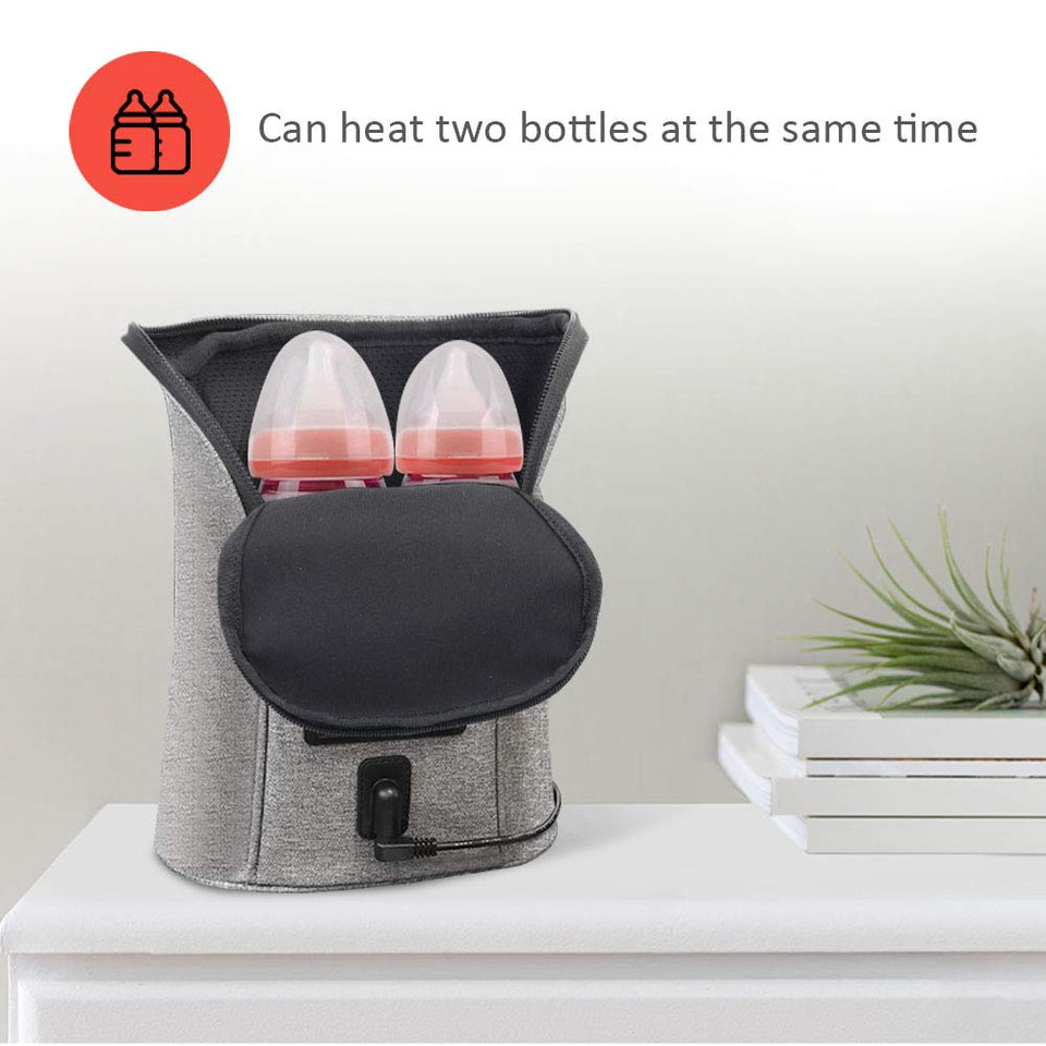 Portable Baby Bottle Warmer - With Temperature Display