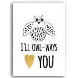 I Love You To The Moon And Back - Wall Canvas