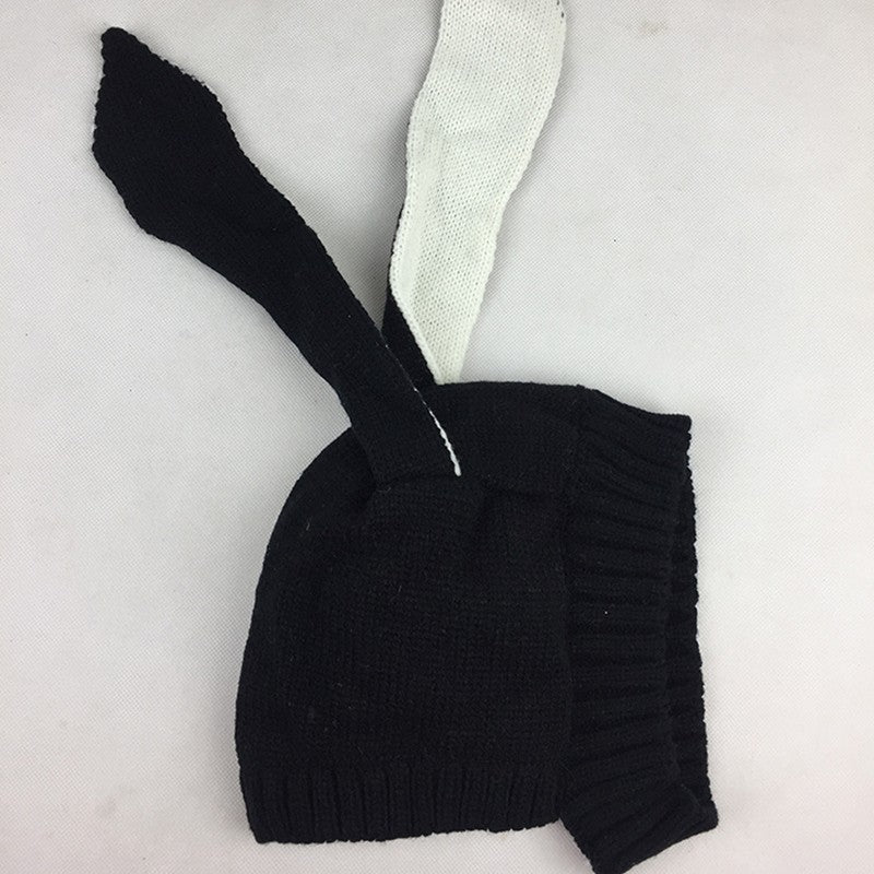Adorable Knitted Long Ear Rabbit Hat