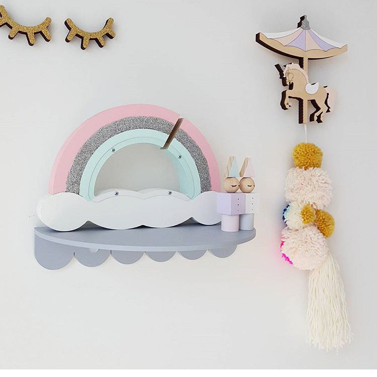 Nordic Style Rainbow Piggy Bank - Room Decor for Kids