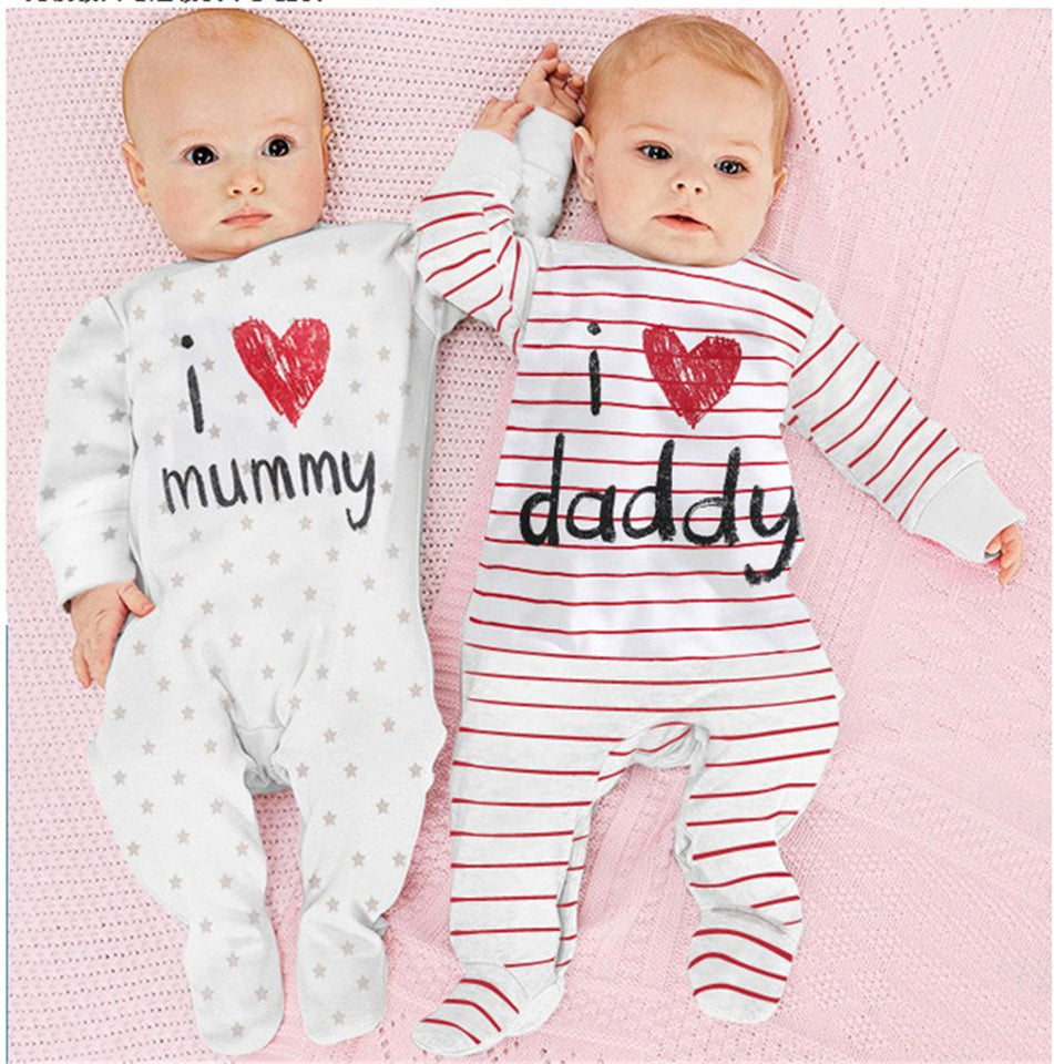 I Love Mommy Daddy (Twins Onesie)