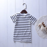 Zebra Striped Short Matching Dresses