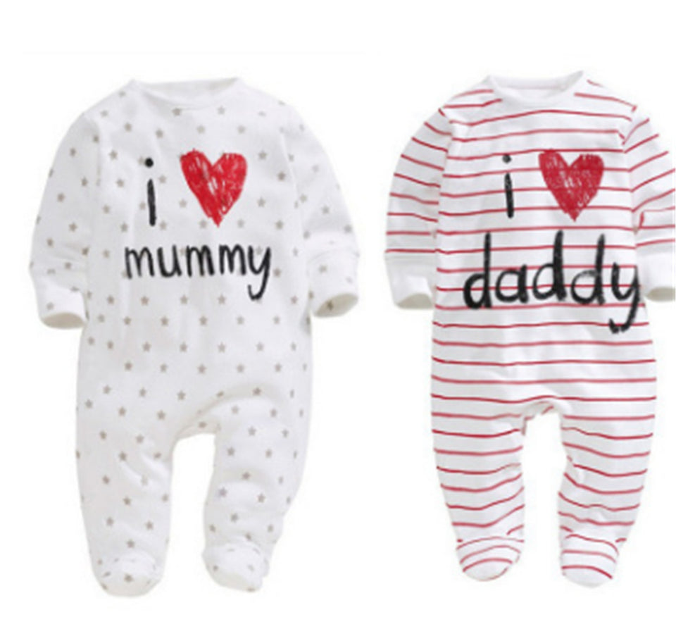 I Love Mommy Daddy (Twins Onesie)