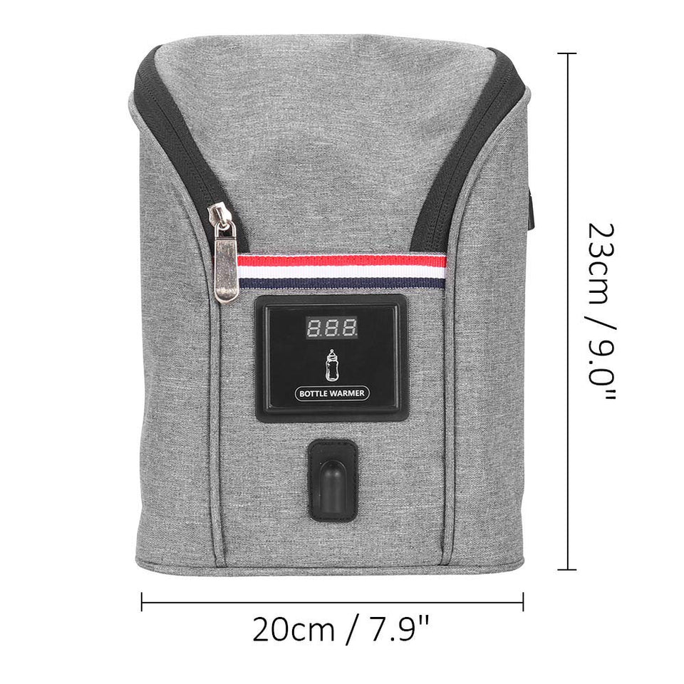 Portable Baby Bottle Warmer - With Temperature Display