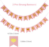 Baby Shower Decorations - Pink and Gold for Baby Girl