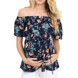Off Shoulder Pregnancy Shirt - Slay with Style