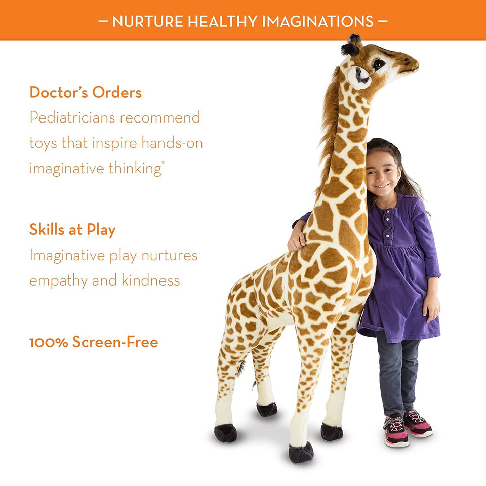 Lifelike Plush Giraffe - Perfect interactive Playtoy Decor