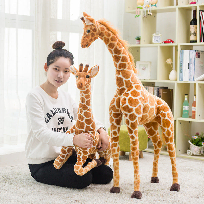 Lifelike Plush Giraffe - Perfect interactive Playtoy Decor