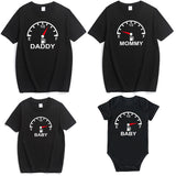 Funky Oil Meter Matching Family Tshirts