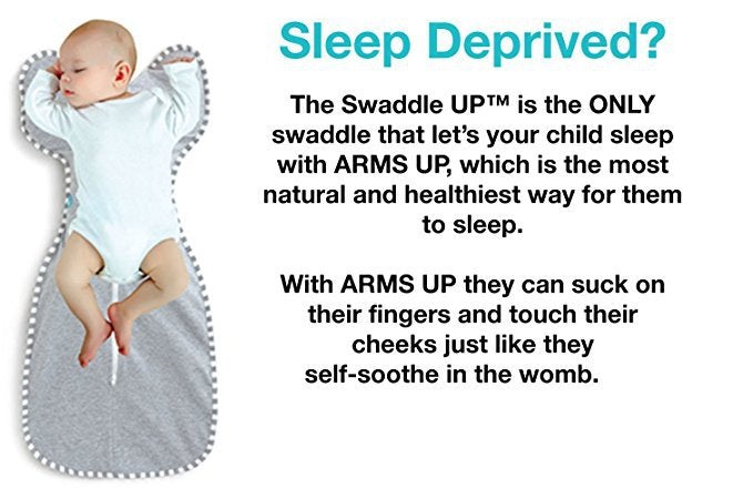 Transition Swaddle Sack With Arms Up Design