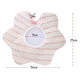 360° Rotating Flower Style Baby Bibs (Waterproof Cotton)