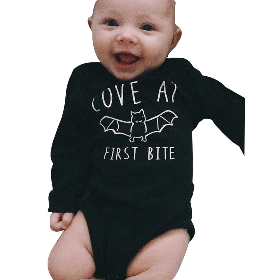 Love At First Bite Bat Onesie