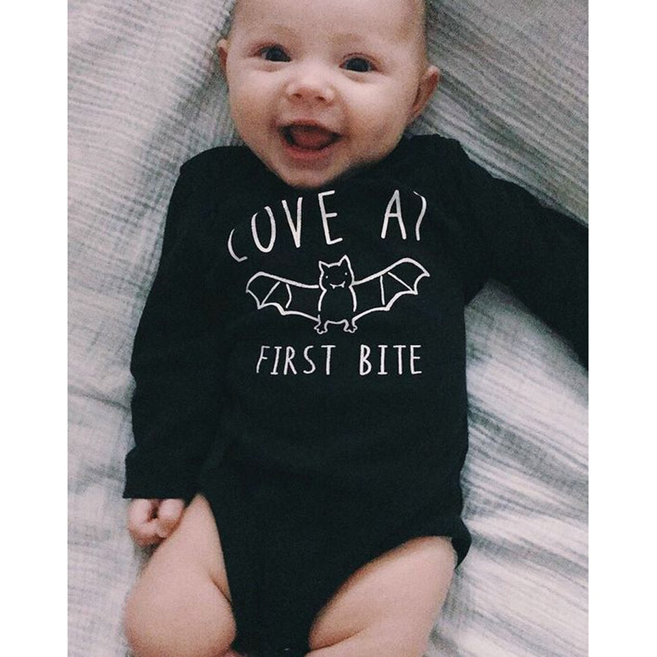 Love At First Bite Bat Onesie