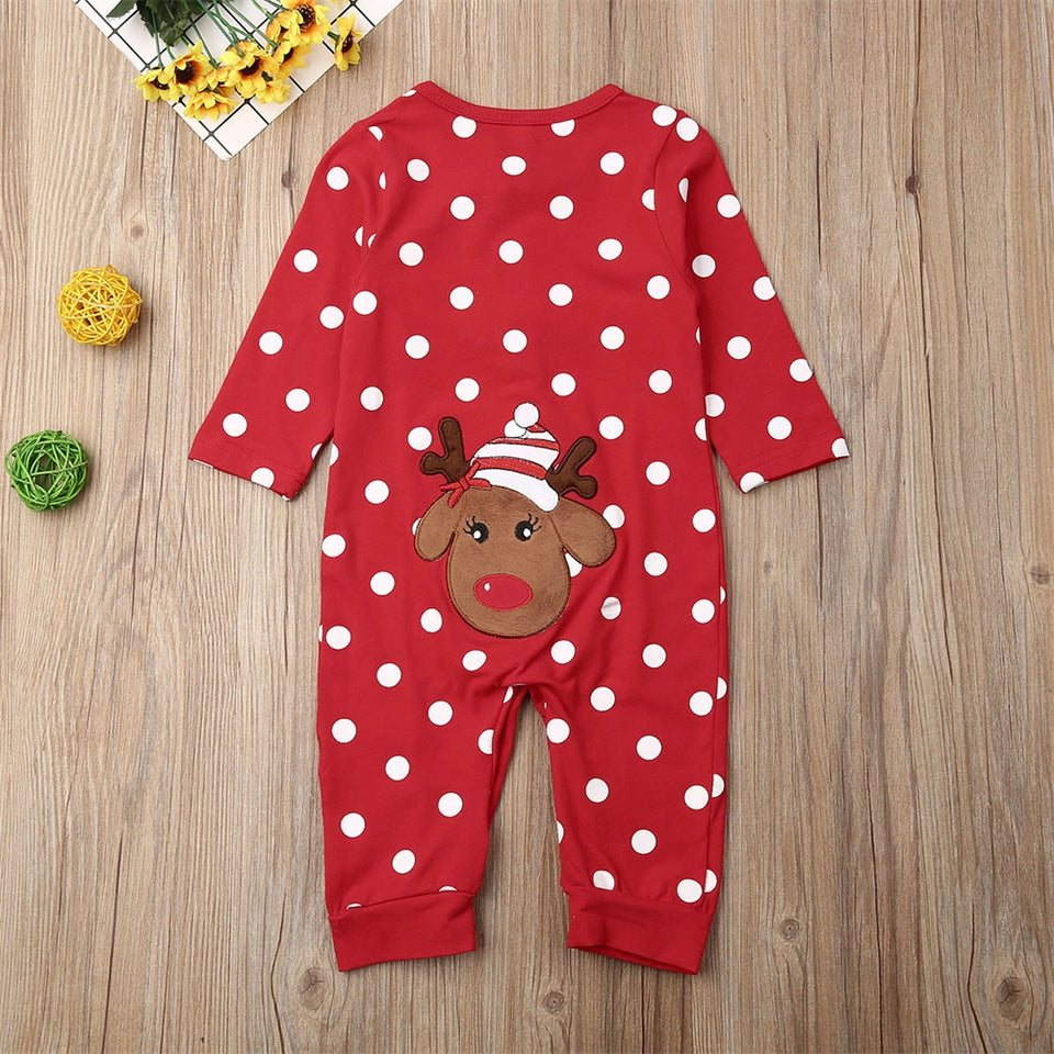 Cotton Polka Dot Jumpsuit