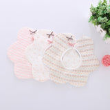 360° Rotating Flower Style Baby Bibs (Waterproof Cotton)