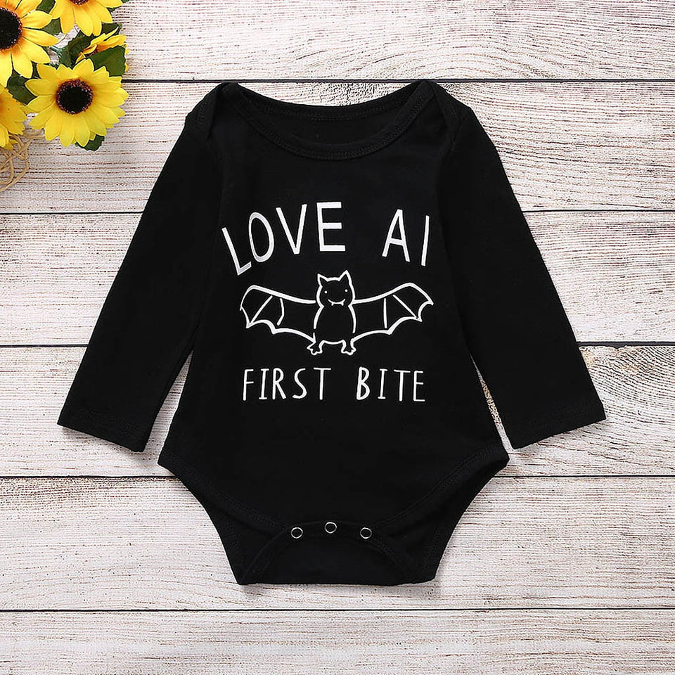 Love At First Bite Bat Onesie