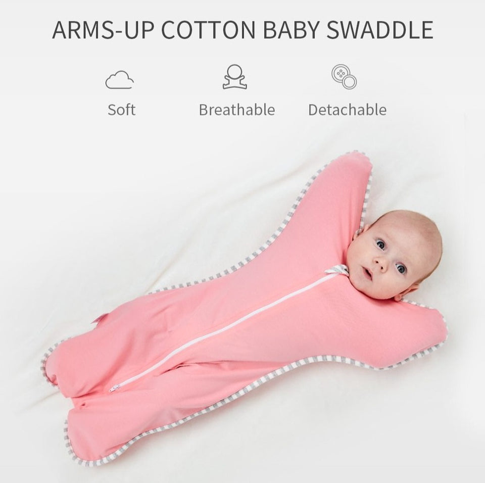 Transition Swaddle Sack With Arms Up Design