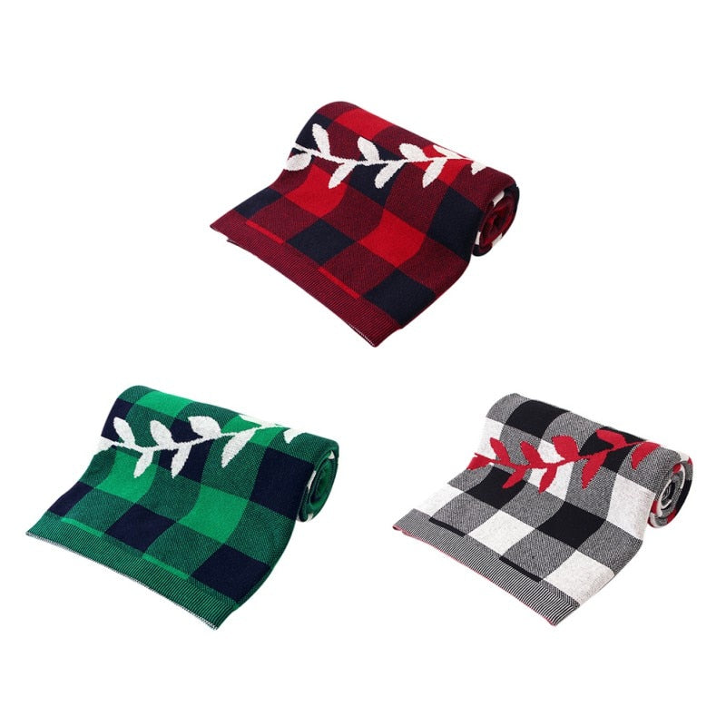 Christmas Tree Plaid Blanket