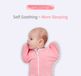 Transition Swaddle Sack With Arms Up Design