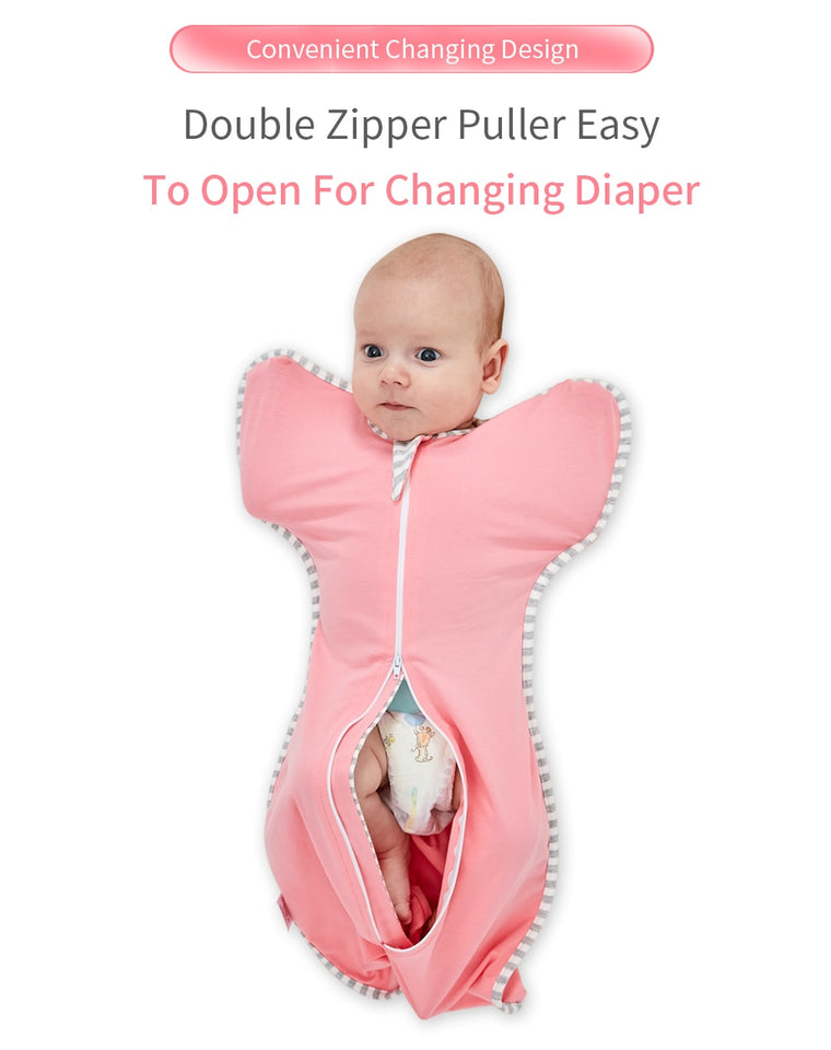Transition Swaddle Sack With Arms Up Design