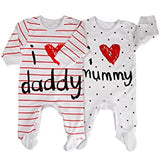 I Love Mommy Daddy (Twins Onesie)