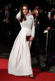 Pretty White Maternity Split dress