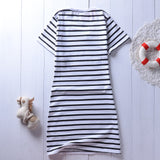 Zebra Striped Short Matching Dresses