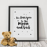 We love you Wall Canvas