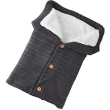 Baby Swaddle Blanket - Knitted Wool Baby Wrap