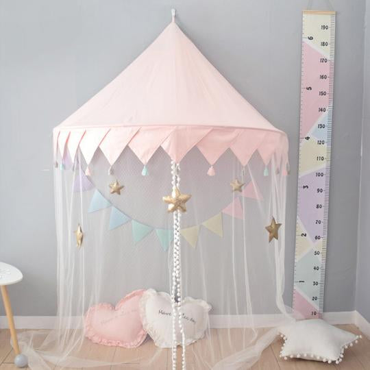 Bed Castle Canopy - With Detacahble Mosquito Net