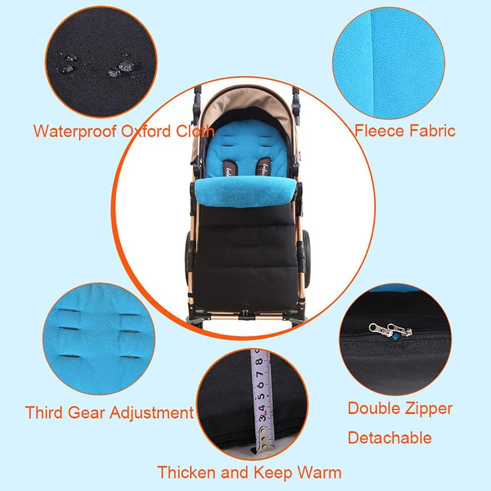 Stroller Winter Warm Foot cover - Wind and Waterproof