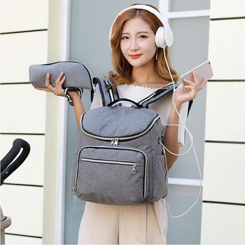 Diaper/ Stroller bag pack with USB