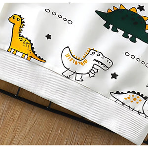 Little Jurassic Joy T-shirt for boys and girls, perfect for young dinosaur lovers - Ju Ju Jam