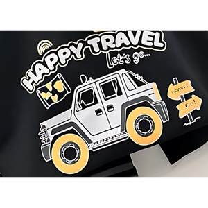 Happy Travel Vibes Boys and Girls T-Shirt