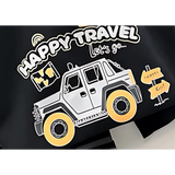 Happy Travel Vibes Boys and Girls T-Shirt