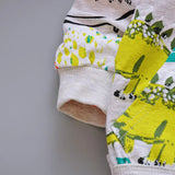 Ju Ju Jam's neon printed T-shirt with jacket and pant set, perfect for vibrant looks