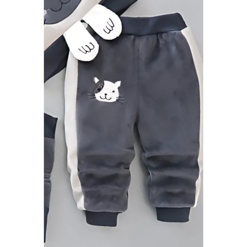 Kids' winter clothing set with a jacket, pants, and top in a cozy and durable design, perfect for boys and girls, by Ju Ju Jam.