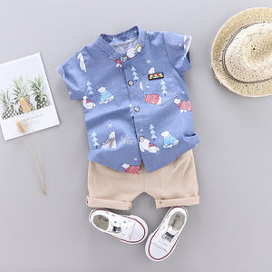 Adorable Hello Summer Baby Boys Set by Ju Ju Jam: Perfect for Sunny Days