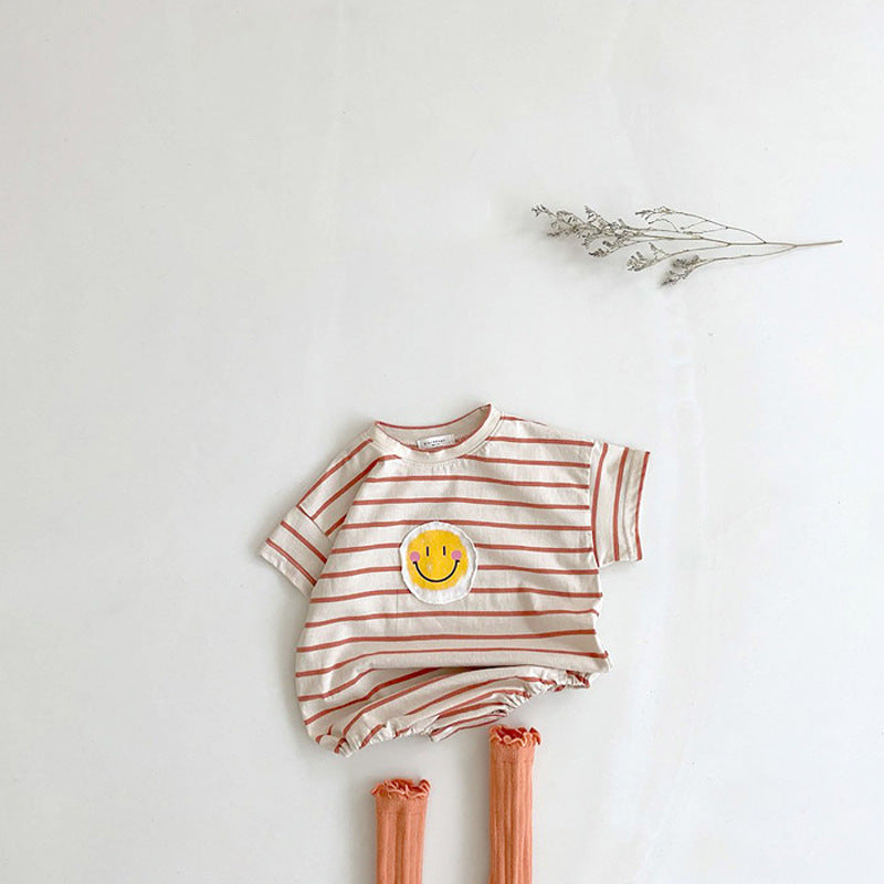 Ju Ju Jam Baby Romper: Stylish Striped Design