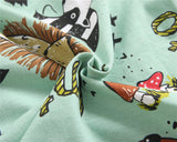 Colorful Animals Printed T-shirt and Shorts Set for Kids by Ju Ju Jam