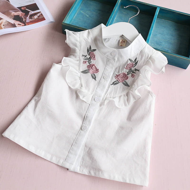 Stylish Embroidered Top With Bow Shorts for Girls by Ju Ju Jam - Fashion-forward Look