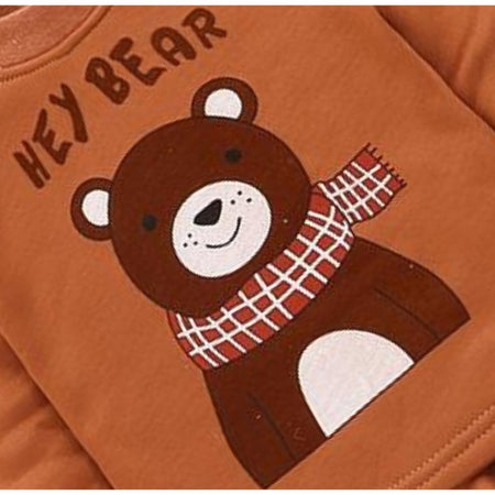 Boys and Girls Hey Bear Fleece Set by Ju Ju Jam - Soft and Snuggly Baby Winter Gear